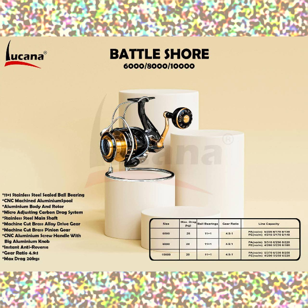Battle Shore 6000 Spinning Reel