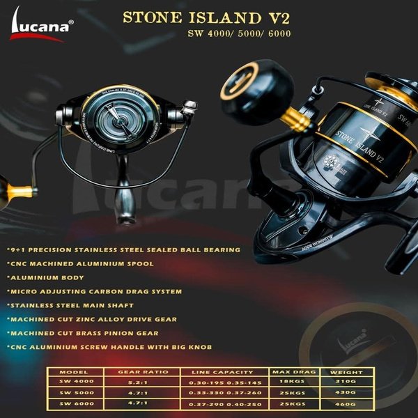 Stone Island V2 SW 6000 Spinning Reel