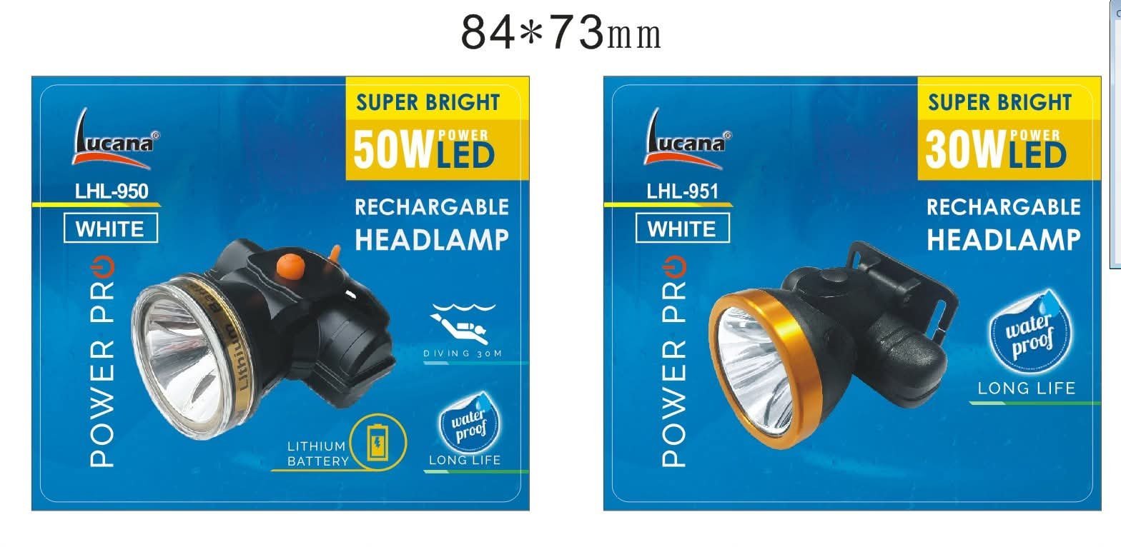 POWER PRO HEADLAMP 50WLED