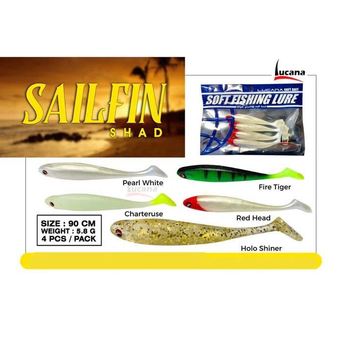 SAILFIN SHAD 90mm