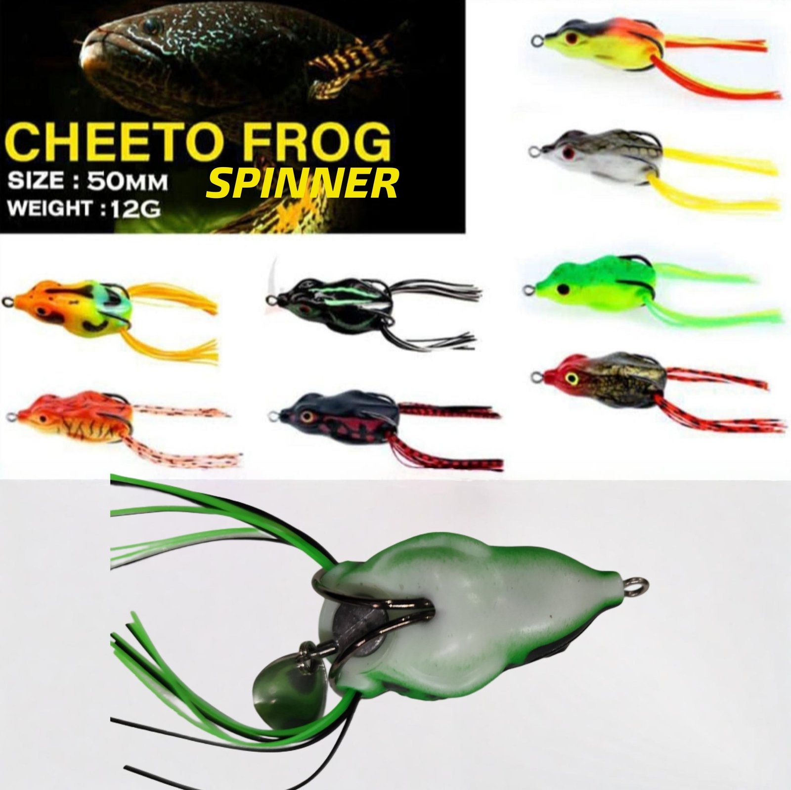 CHEETO SPINNER FROG 12gm