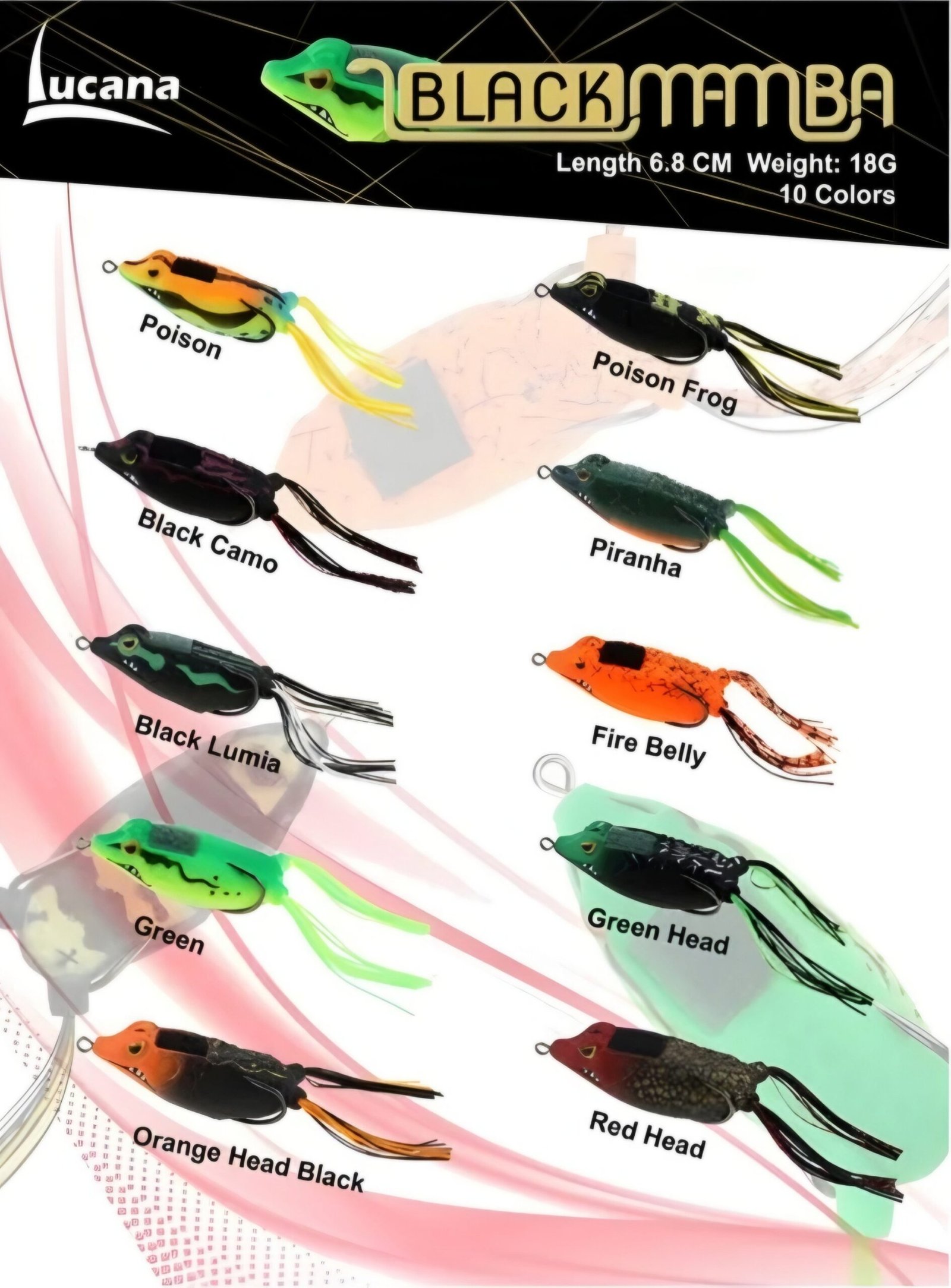 BLACK MAMBA 6.8CM 18gm